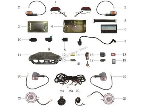 REF. 12 Electrical Box, for Kandi 125FM5 Go Kart